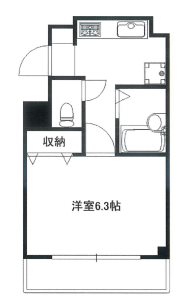 豊島区雑司が谷1丁目楽器可(防音・グランドピアノ・弦楽器・声楽)マンション 間取り