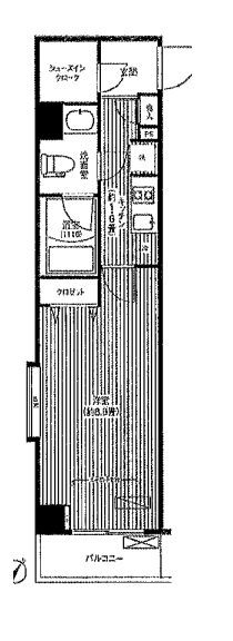 杉並区荻窪５丁目楽器可（ピアノ・弦楽器）マンション 間取り