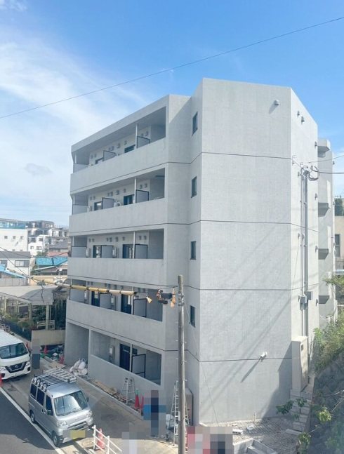 横浜市港北区岸根町楽器可(防音・24時間演奏可能・ピアノ・弦・管楽器・声楽・DTM) マンション 外観