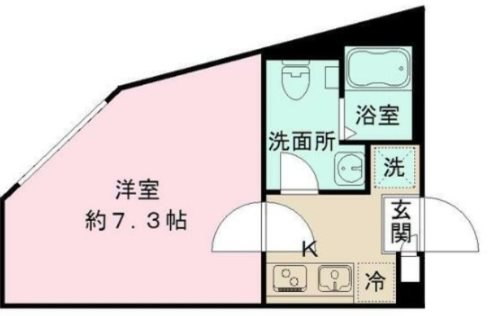 北区滝野川6丁目楽器可(防音・24時間演奏・ピアノ・弦・管楽器・声楽)マンション 間取り