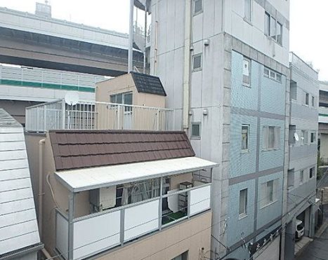 北区滝野川6丁目楽器可(防音・24時間演奏・ピアノ・弦・管楽器・声楽)マンション ベランダ