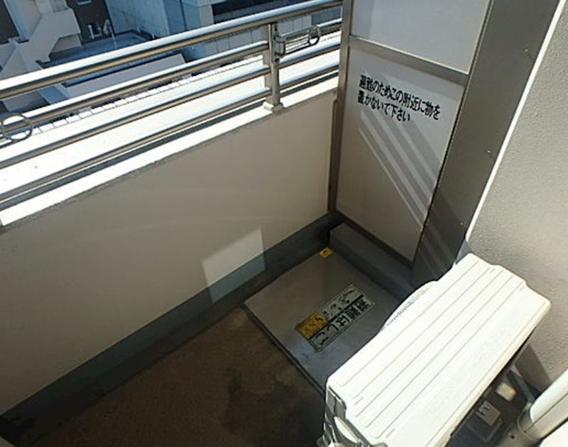 豊島区池袋2丁目楽器可(防音・グランドピアノ・弦・管楽器・声楽)マンション ベランダ