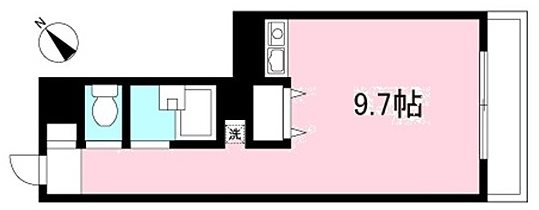 川崎市多摩区枡形2丁目楽器可(防音・グランドピアノ・弦管楽器・声楽)マンション 206号室 間取り