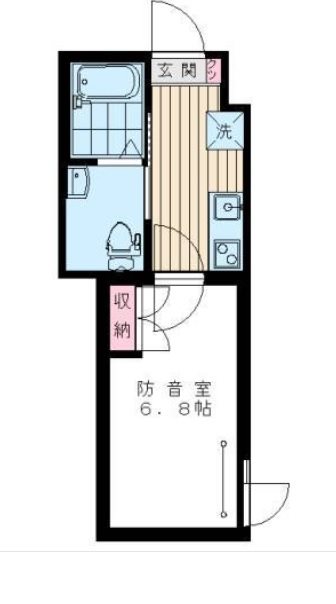 練馬区豊玉北4丁目楽器可(防音・24時間演奏・グランドピアノ・弦管楽器・声楽・DTM)新築マンション 間取り