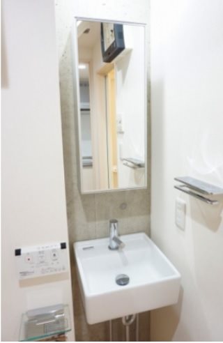 豊島区南大塚1丁目楽器可（防音)築浅デザイナーズマンション 洗面所