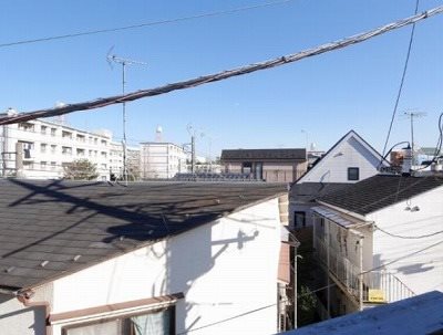 板橋区東新町1丁目楽器可(防音・24時間演奏・グランドピアノ・弦楽器・声楽)アパート ベランダ