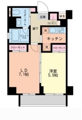 江東区永代１丁目楽器可(防音・24時間演奏・グランドピアノ・弦・管・打楽器・声楽・DTM)マンション 間取り