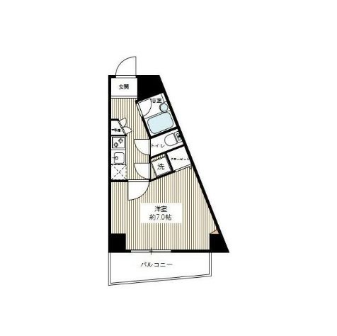 文京区音羽1丁目楽器可(ピアノ・弦楽器)マンション 間取り