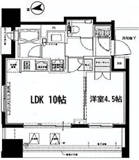 クラッシィハウス神田　千代田区内神田1丁目楽器可（ピアノ・その他相談）マンション 間取り