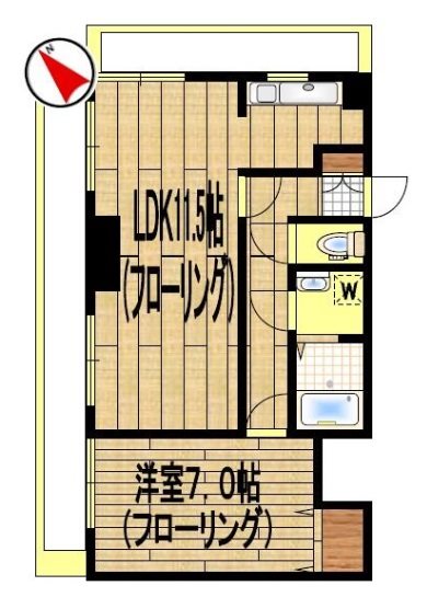 板橋区小茂根1丁目楽器可(ピアノ・声楽・管楽器・弦楽器)マンション 間取り