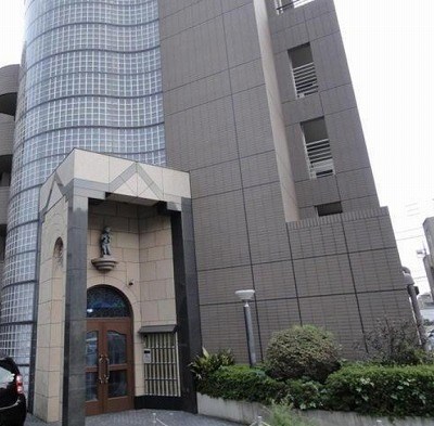 府中市府中町2丁目楽器可(防音・24時間演奏・グランドピアノ・弦・管楽器・声楽)女性限定マンション エントランス