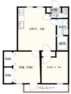 中野区東中野1丁目楽器可（防音・ピアノ・弦管楽器・声楽・DTM）マンション 間取り