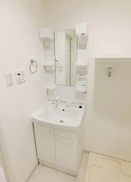 川崎市多摩区宿河原6丁目楽器可（グランドピアノ・木・弦楽器、DTM）マンション 洗面所
