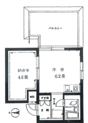 練馬区練馬4丁目楽器可（防音・24時間演奏・ピアノ・弦管楽器・声楽）マンション 間取り