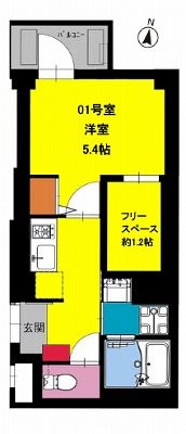 墨田区吾妻橋1丁目楽器可(防音・電子ピアノ・弦管楽器・声楽)マンション 間取り