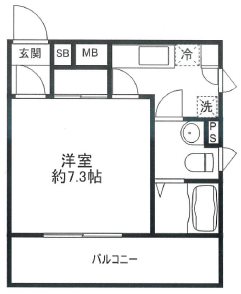 調布市仙川町2丁目楽器可（グランドピアノ・弦管楽器・声楽・DTM）マンション 間取り