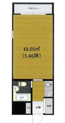 世田谷区下馬3丁目楽器可(防音・ピアノ・弦・管楽器・声楽)マンション 間取り