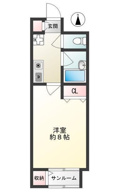 狛江市西野川1丁目楽器可(防音・グランドピアノ・弦・管楽器・声楽)マンション 間取り