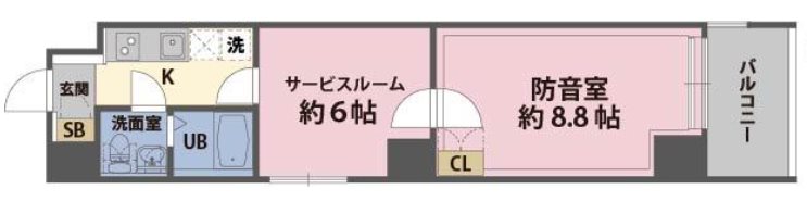 横浜市南区永楽町1丁目楽器可(防音・24時間演奏・弦管楽器・声楽・DTM)マンション 間取り