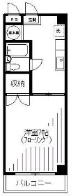 練馬区北町1丁目楽器可（グランドピアノ・弦・管楽器・声楽） 間取り