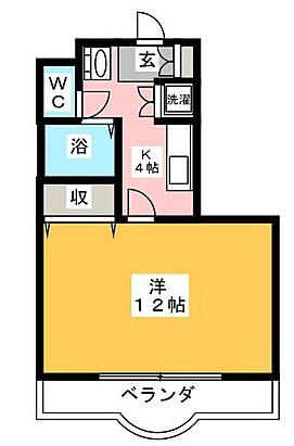 ラフィーネ溝ノ口 間取り