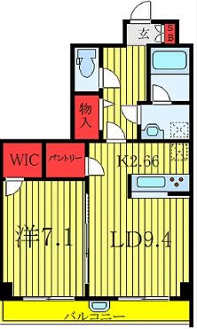 北区岩淵町楽器可(防音・グランドピアノ・弦・管楽器・声楽・DTM)マンション 間取り
