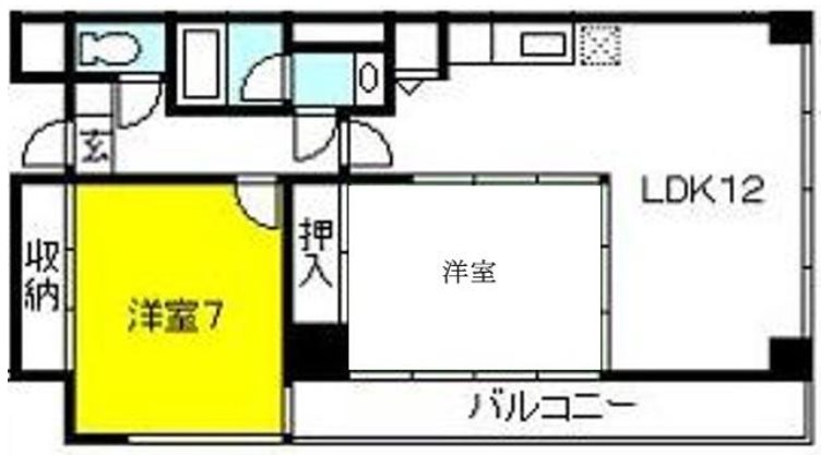 さいたま市大宮区堀の内1丁目楽器可(グランドピアノ・弦・木管楽器)マンション 間取り