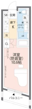 ミュージションプラス世田谷経堂 間取り