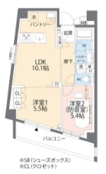 ミュージションプラス世田谷経堂 間取り