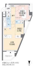 ミュージションプラス世田谷経堂 間取り