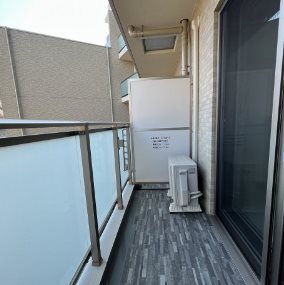 蕨市中央3丁目楽器可(防音・演奏時間制限あり・グランドピアノ・弦・木管楽器・声楽女性限定・DTM)マンション ベランダ
