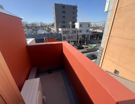 世田谷区代田6丁目楽器可(防音・グランドピアノ・弦・管打楽器・声楽)マンション ベランダ
