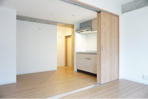 台東区根岸3丁目楽器可(防音・24時間365日演奏・電子ピアノ・弦・木・金管楽器・声楽・DTM)マンション リビング