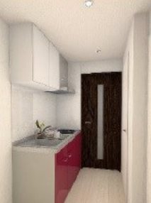 蕨市南町3丁目楽器可（防音・グランドピアノ・管弦楽器・声楽※女性のみ）マンション キッチン
