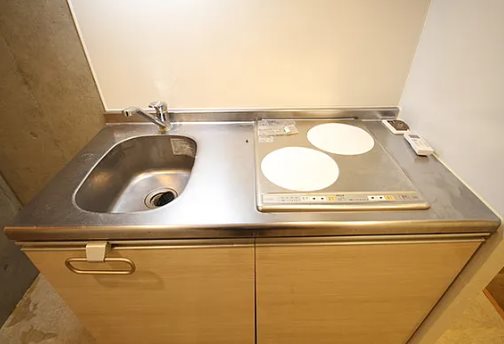 荒川区東日暮里2丁目楽器可（防音・24時間演奏・グランドピアノ・弦管楽器・声楽・DTM）マンション キッチン