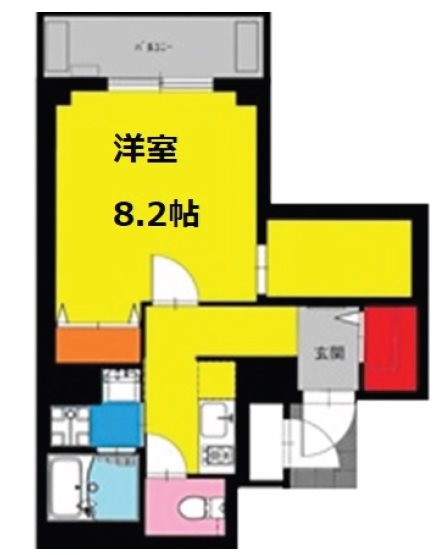 墨田区吾妻橋1丁目楽器可(防音・電子ピアノ・弦管楽器・声楽)マンション 間取り
