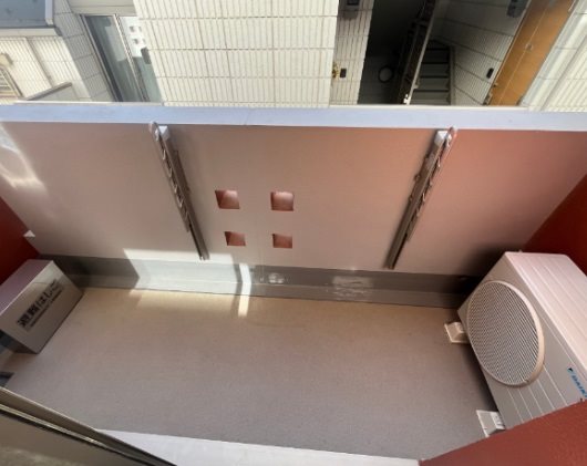 世田谷区代田6丁目楽器可(防音・グランドピアノ・弦・管打楽器・声楽)マンション ベランダ