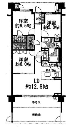 相模原市南区上鶴間5丁目楽器可(防音・グランドピアノ・弦・管楽器・声楽)マンション 間取り