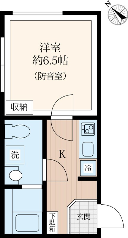 市川市南行徳2丁目楽器可(防音・グランドピアノ・弦・木・金管楽器・声楽・DTM)マンション 間取り