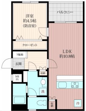 Konomi 十弐番館　上鷺宮 間取り