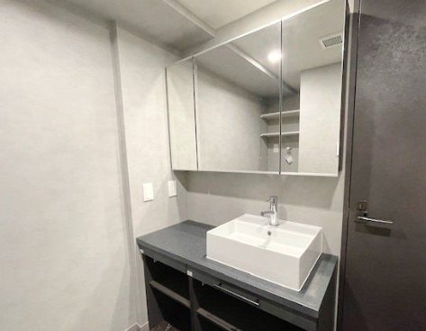 目黒区五本木3丁目楽器可（ピアノ）マンション 洗面所