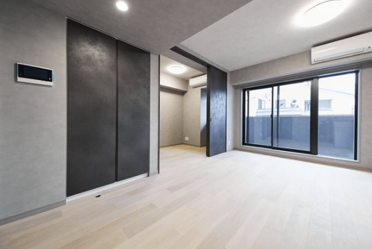 目黒区五本木3丁目楽器可（ピアノ）マンション リビング