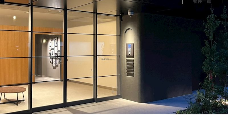 東京都墨田区石原１丁目楽器可（防音、24時間演奏可、グランドピアノ、管弦打楽器、声楽、DTM）マンション エントランス