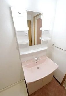 川崎市麻生区王禅寺西1丁目楽器可(防音・グランドピアノ・弦楽器・声楽)マンション 洗面所