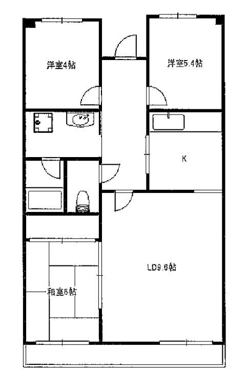 市川市新田2丁目楽器可(グランドピアノ・弦楽器・声楽)マンション 間取り