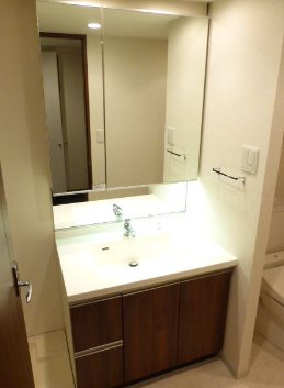 港区浜松町1丁目楽器可（ピアノ）マンション 洗面所