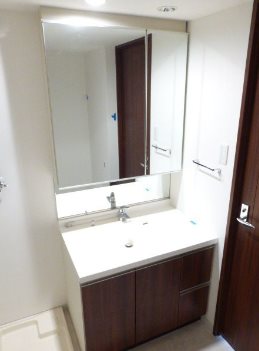 港区浜松町1丁目楽器可（ピアノ）マンション 洗面所