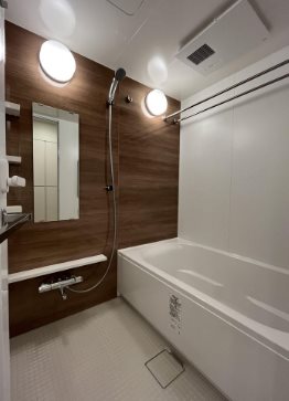 新宿区百人町3丁目楽器可（ピアノ）マンション 風呂画像