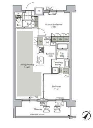 北区西ケ原4丁目楽器可（ピアノ）マンション 間取り