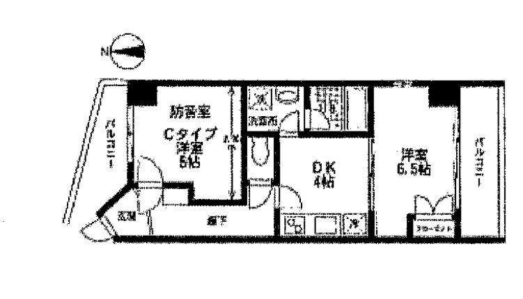 中野区鷺宮2丁目楽器可(防音・24時間演奏・グランドピアノ・弦管打楽器・声楽・DTM)マンション 間取り